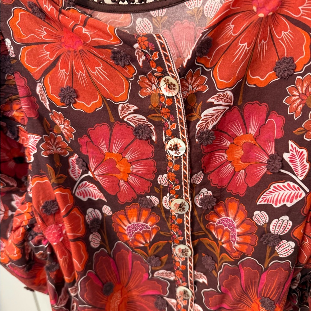 Farm Rio Gigi Tapestry Top - Picture 2 of 3